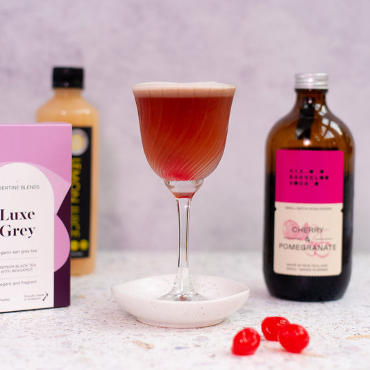 Earl Grey & Cherry Sour Mocktail