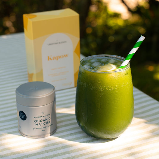 Sparkling Kapow with Matcha