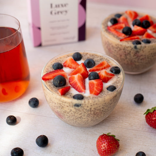 Earl Grey & Summer Berry Chia Pot
