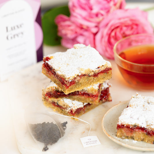Strawberry & Luxe Grey Shortbread