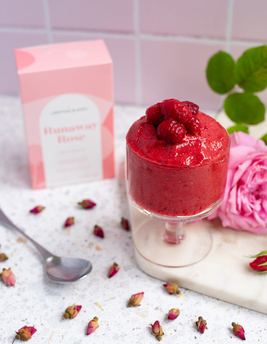Raspberry & Runaway Rose Sorbet