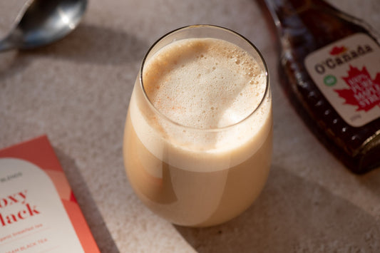 Salted Maple Black Tea Latte