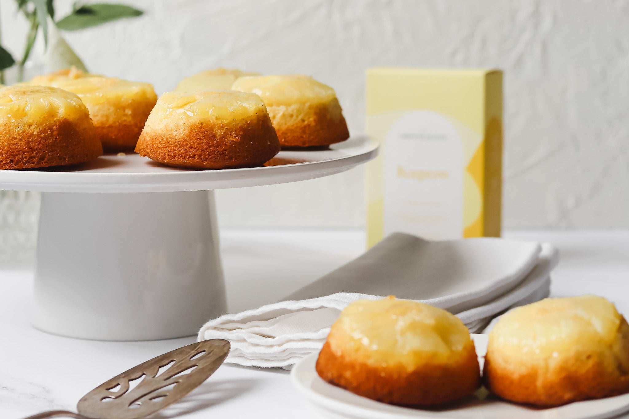 Upside-Down Pineapple Mini Cakes