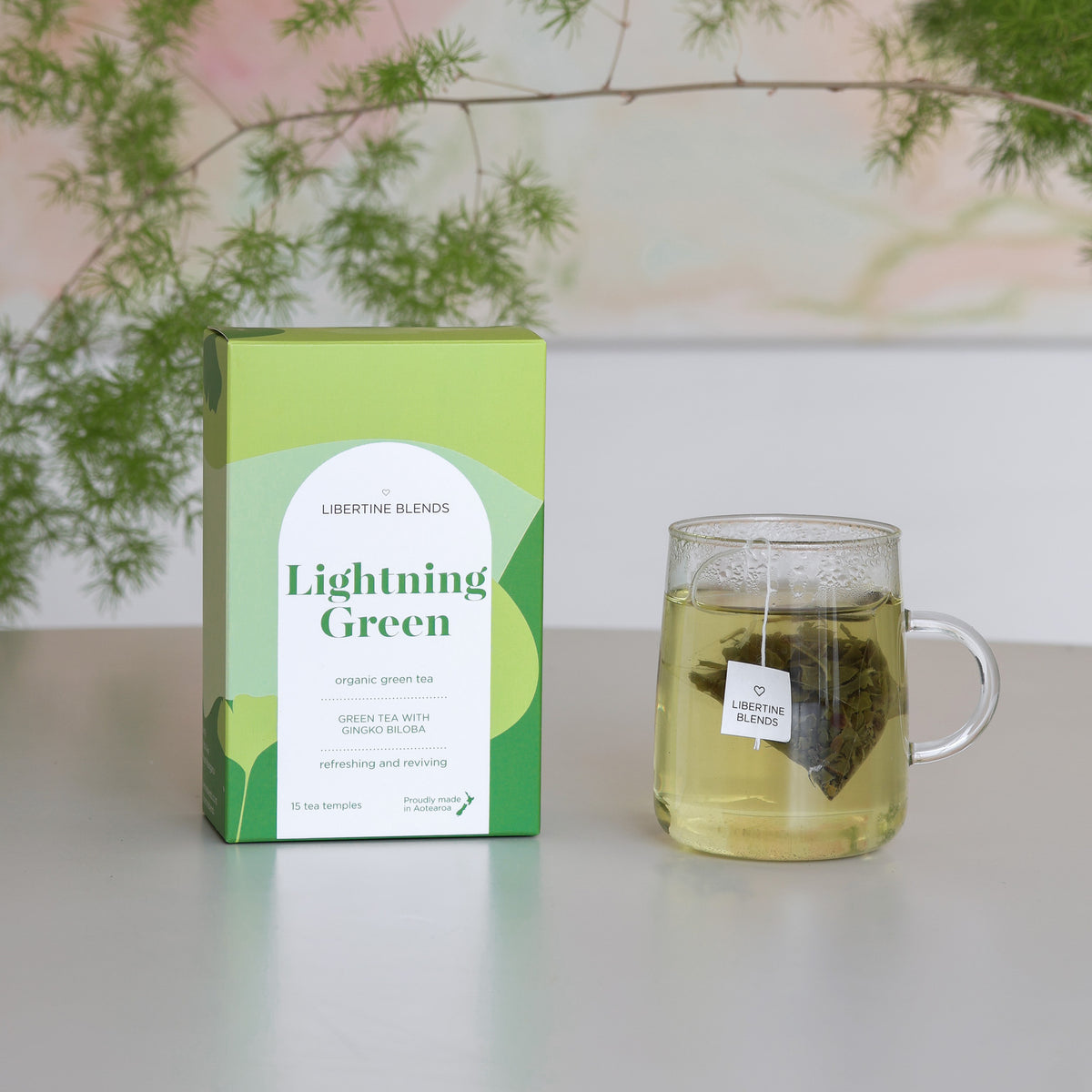 Lightning Green – sencha green tea with ginkgo