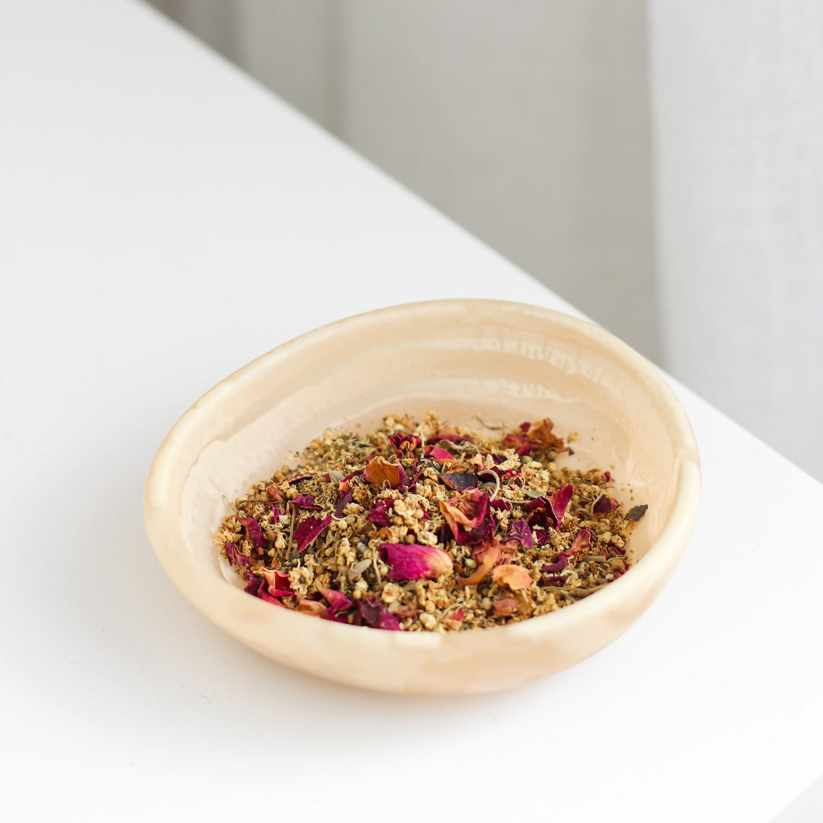 Runaway Rose herbal tea – elderflower, rose, lavender, vanilla